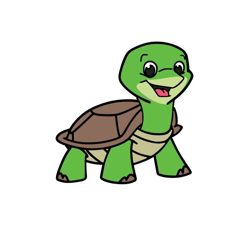 Hướng dẫn cách vẽ CON RÙA  Tô màu con Rùa  How to draw Turtle  YouTube