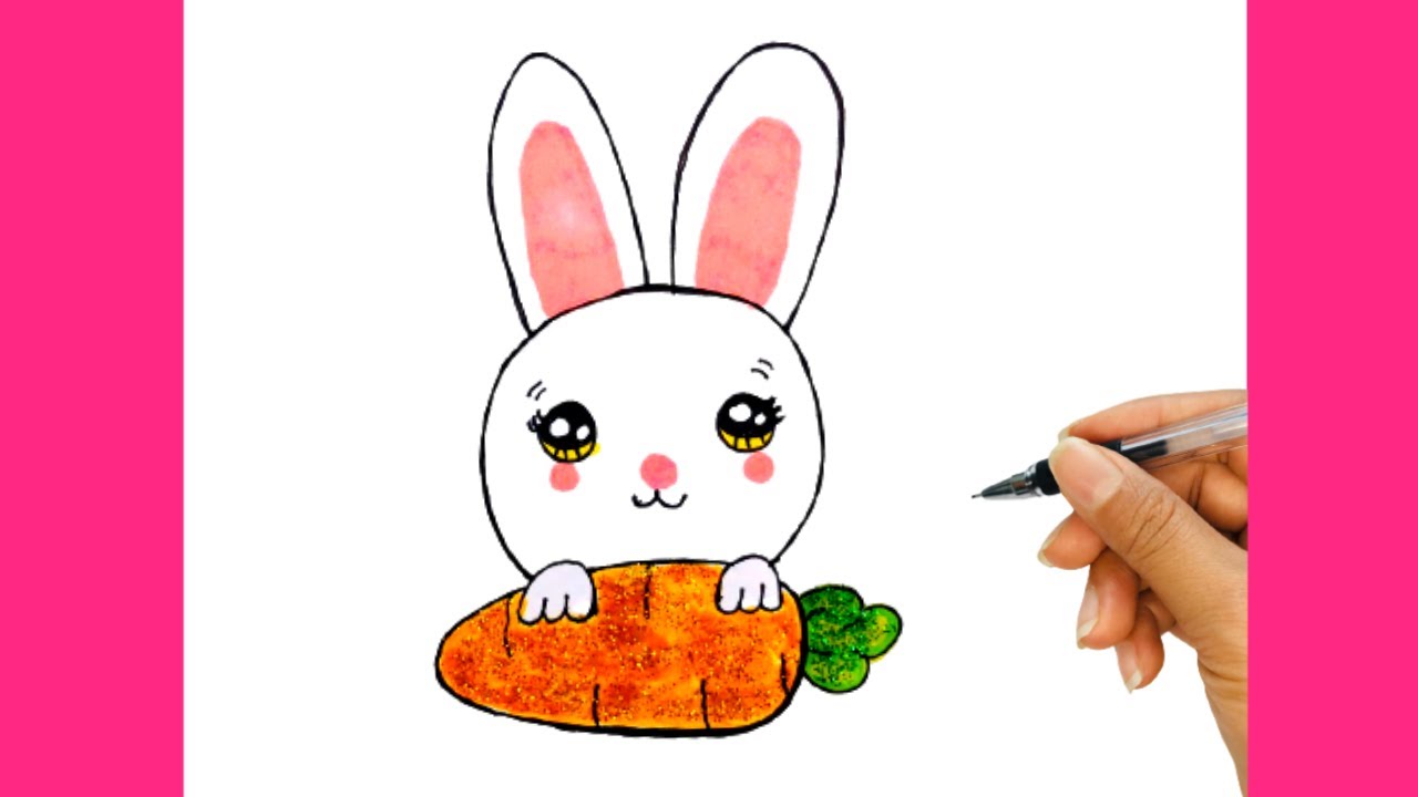 Vẽ con thỏ: Nét vẽ dễ thương và đáng yêu của con thỏ sẽ đem lại cho bạn niềm vui và cảm giác thư giãn sau một ngày dài mệt mỏi. Hãy thưởng thức và tận hưởng bức tranh này ngay bây giờ.