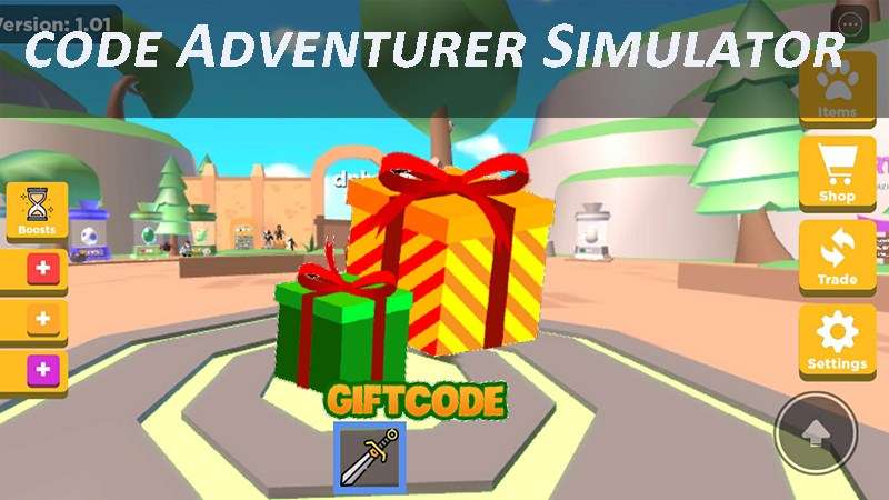 Code Adventurer Simulator 2022 mới nhất, Cách nhập code