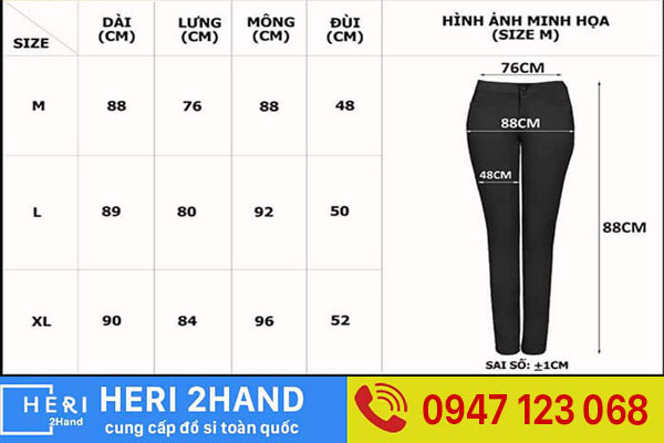 Size quần 32 tương đương size gì? Hướng dẫn chọn size quần jean cho nữ
